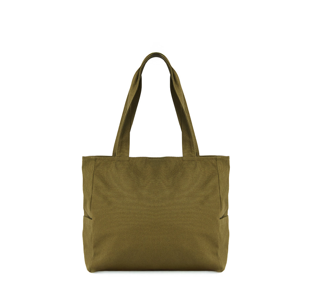 KANVAS SHOPPER ÇANTA - HAKİ